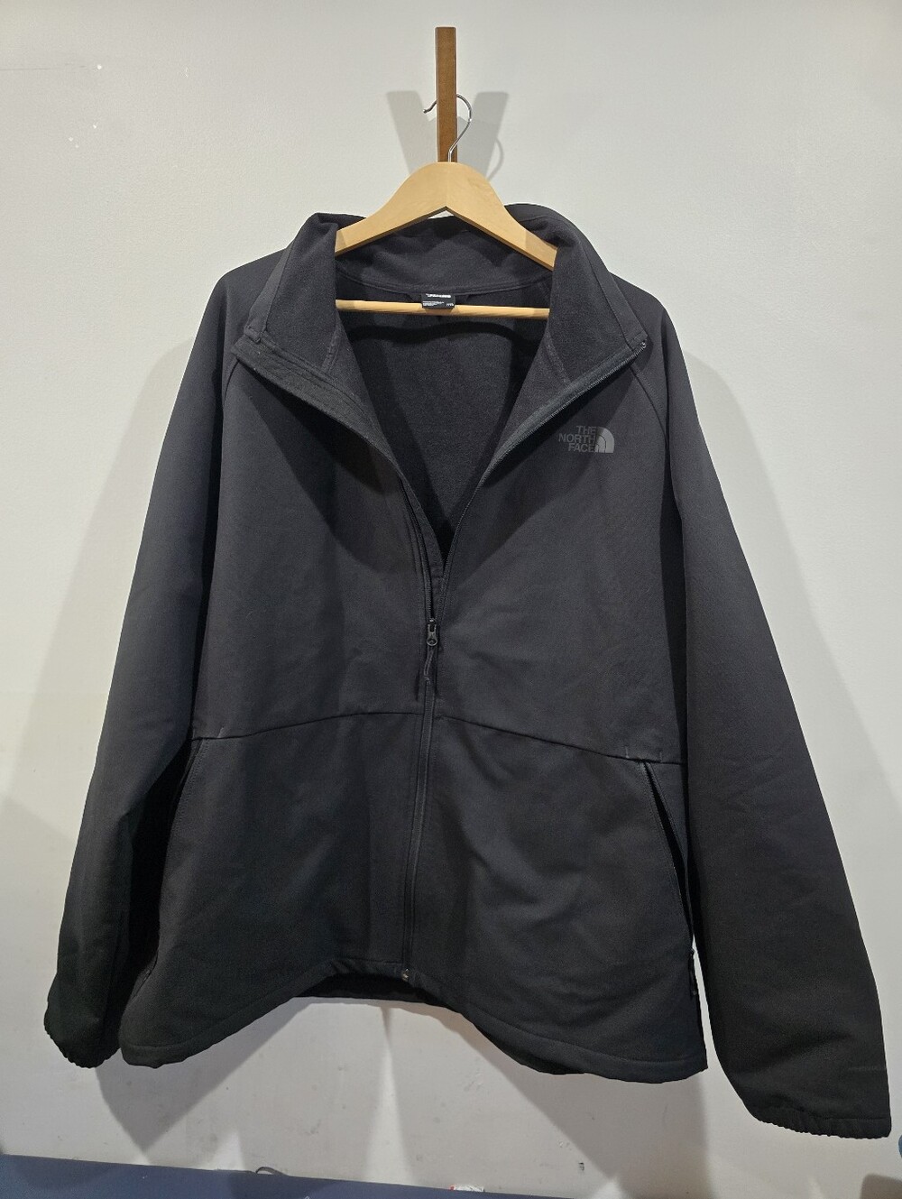 The North Face Camden Soft Shell Jacket Mens 3XL Black WindWall Full Zip